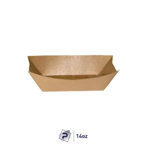 14oz Paper Boat Tray - Kraft