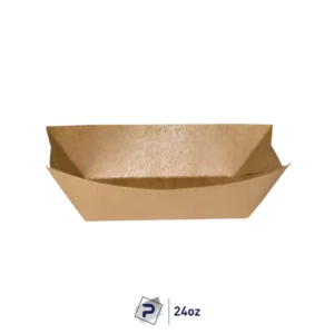 24oz Paper Boat Tray - Kraft