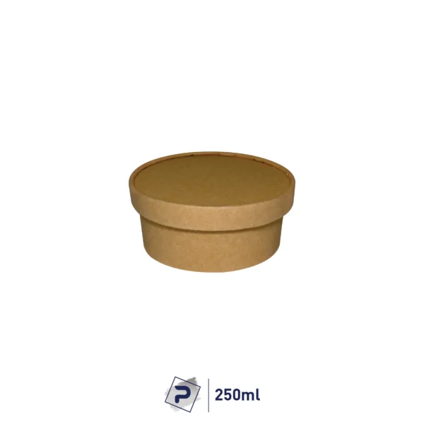 250ml Paper Food Container - Kraft