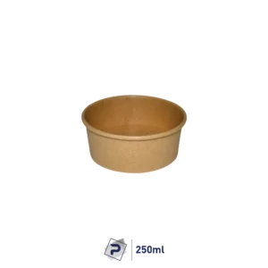 250ml Paper Food Container - Kraft