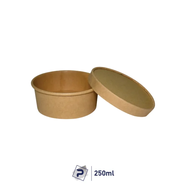 250ml Paper Food Container - Kraft