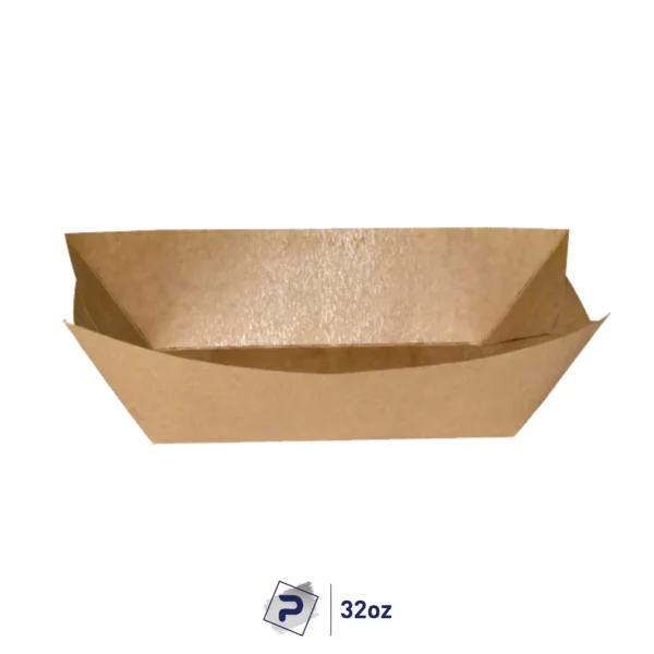 32oz Paper Boat Tray - Kraft