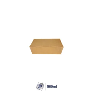 500ml Paper Lunch Box - Kraft