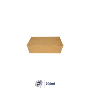 700ml Paper Lunch Box - Kraft