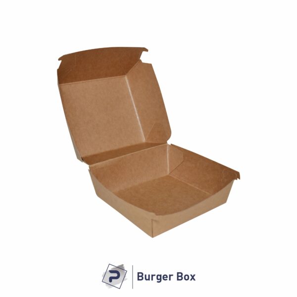 Burger Box Clamshell - Kraft